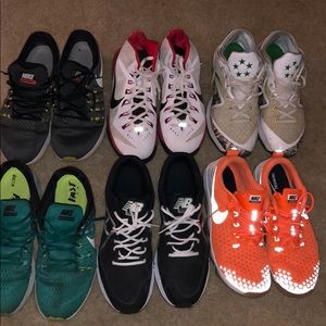 5 pairs of Size 13 shoes 1 Pair size 14
